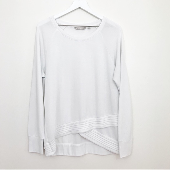 Athleta Sweaters - Athleta • Knit Criss Cross Hem Pullover Sweater